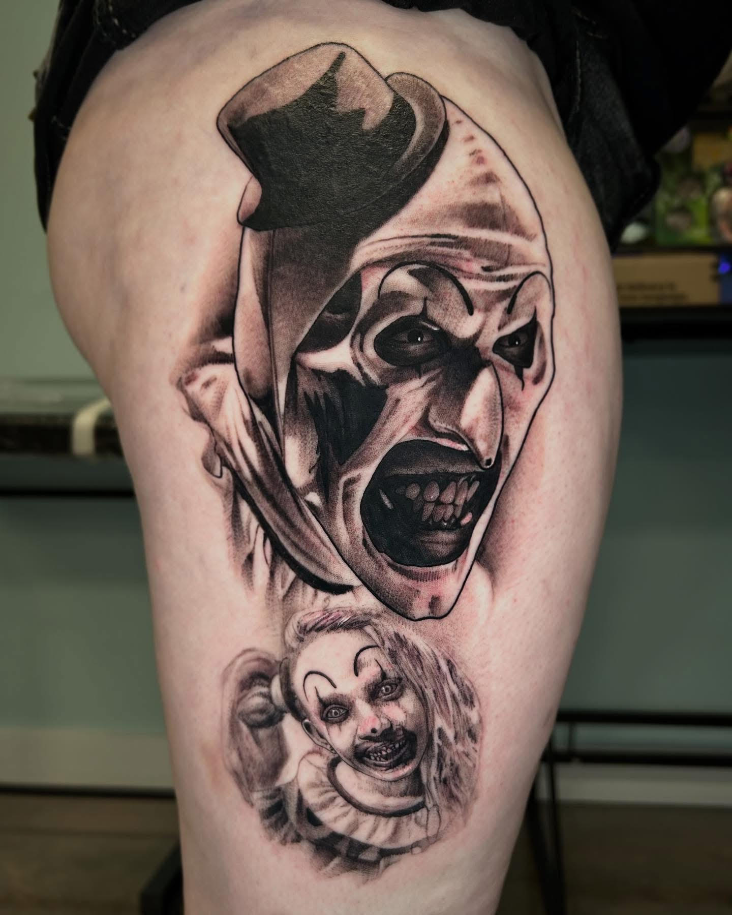 Manga tattoo by Cody Crochet - Cursed Ink Society artistry